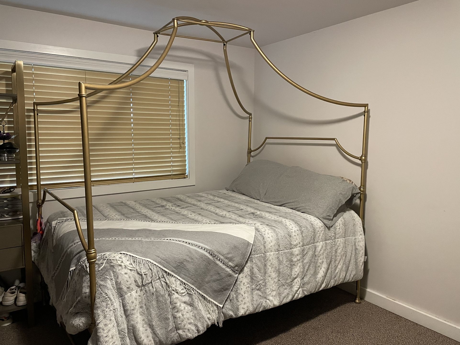 PB Teen Maison Canopy Bed - Full Size