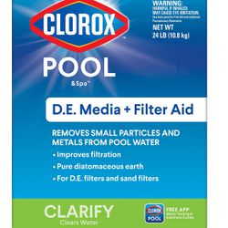 2  Clorox Pool&Spa D.E. Filter Aid - 24lb. boxes
