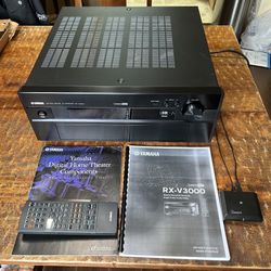 YAMAHA RX-V3000 NATURAL SOUND AV RECEIVER Amp Tuner Home Audio Vintage Japan Sound System Phono Turntable Set Up Theater Equipment
