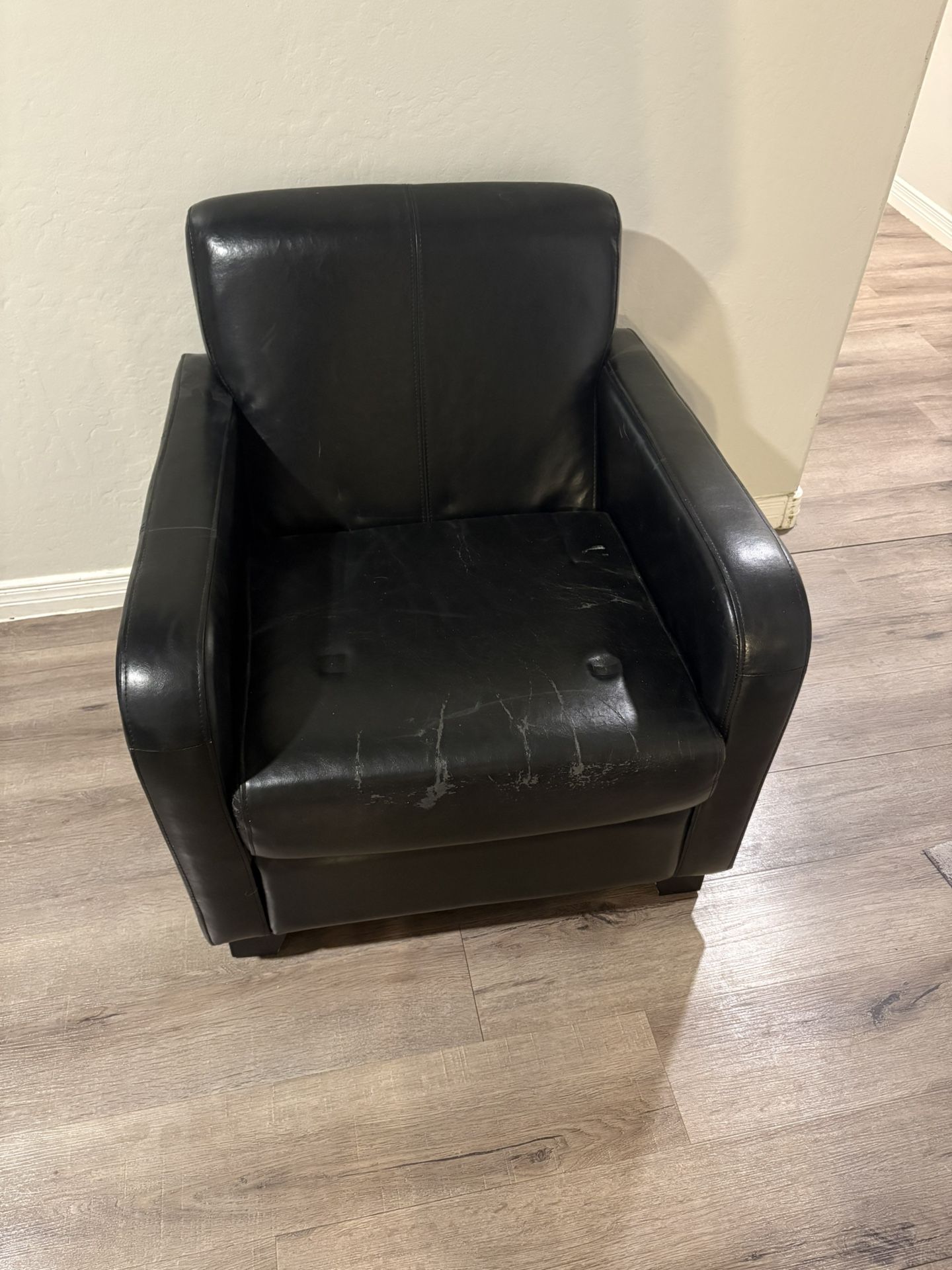 Faux Leather Chairs