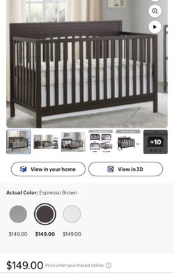 Oxford Baby Harper 4-in-1 Convertible Crib