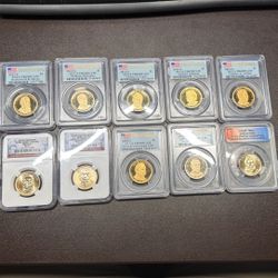 Graded Presidential $1 Coins – PCGS/NGC Slabs – Proof & First Strike 🔥