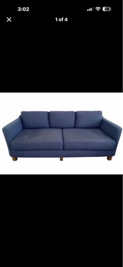 Navy blue couch