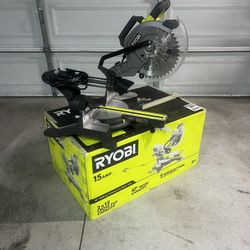 RYOBI 15 Amp 10 in. Corded Sliding Compound Miter Saw with LED Cutline Indicator