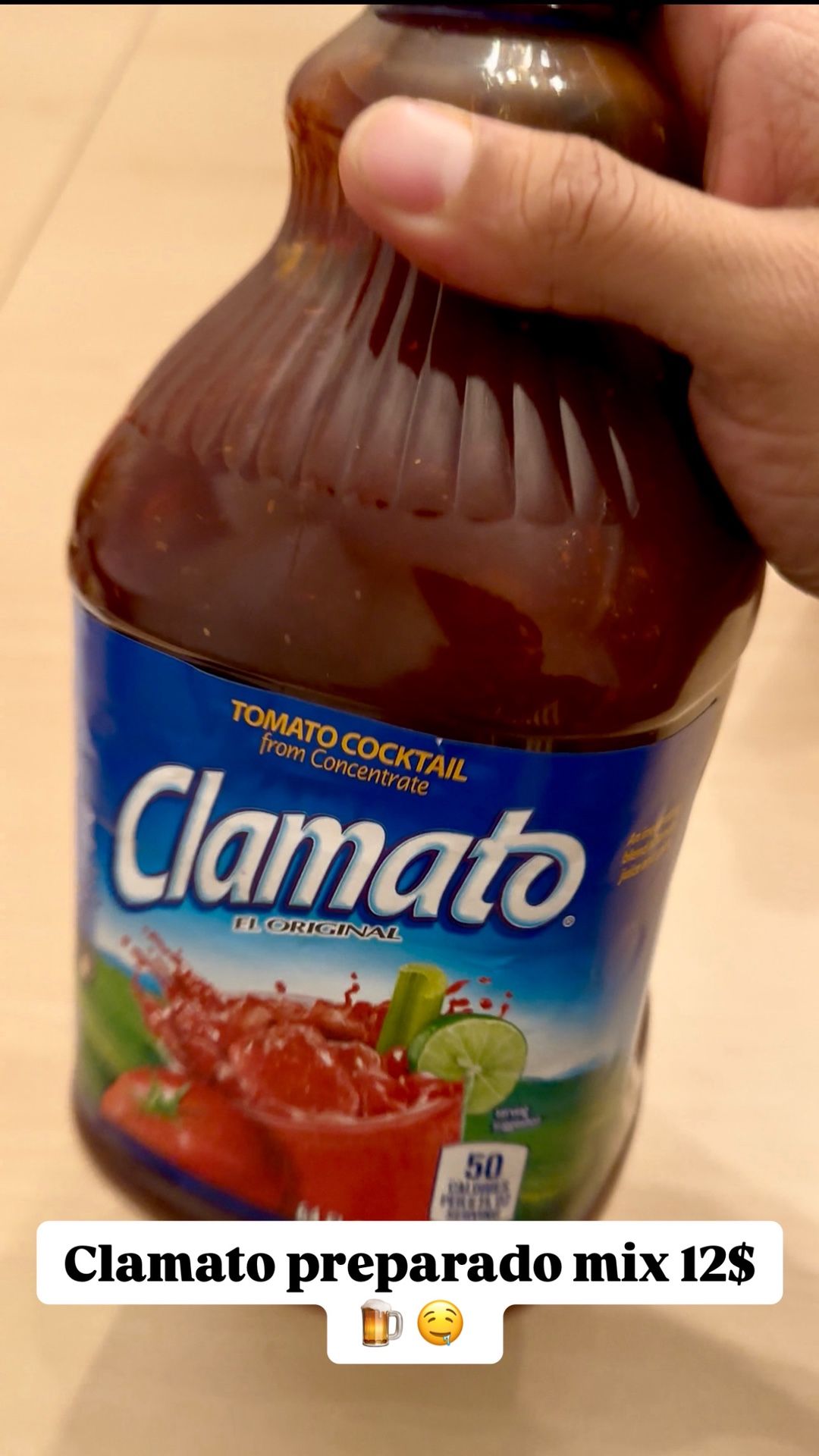 Clamato preparado