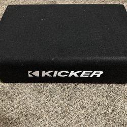New Kicker 48CDF124 Comp 12" Down-Firing Loaded Subwoofer Enclosure