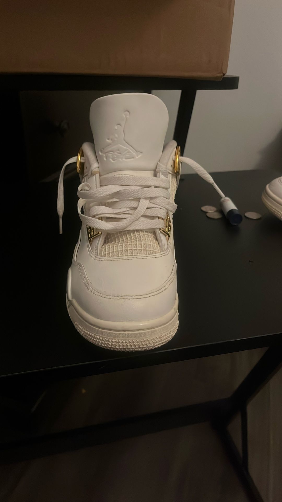Jordan 4 Metallic Gold