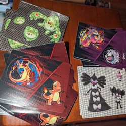 Pokemon techs stickers
