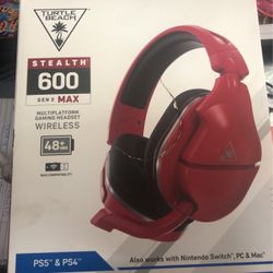 $55 OBO Turtle Beach Stealth 600 Gen 2 MAX Wireless Gaming Headset for Xbox Series X|S/Xbox One/PlayStation 4/5/Nintendo Switch/PC