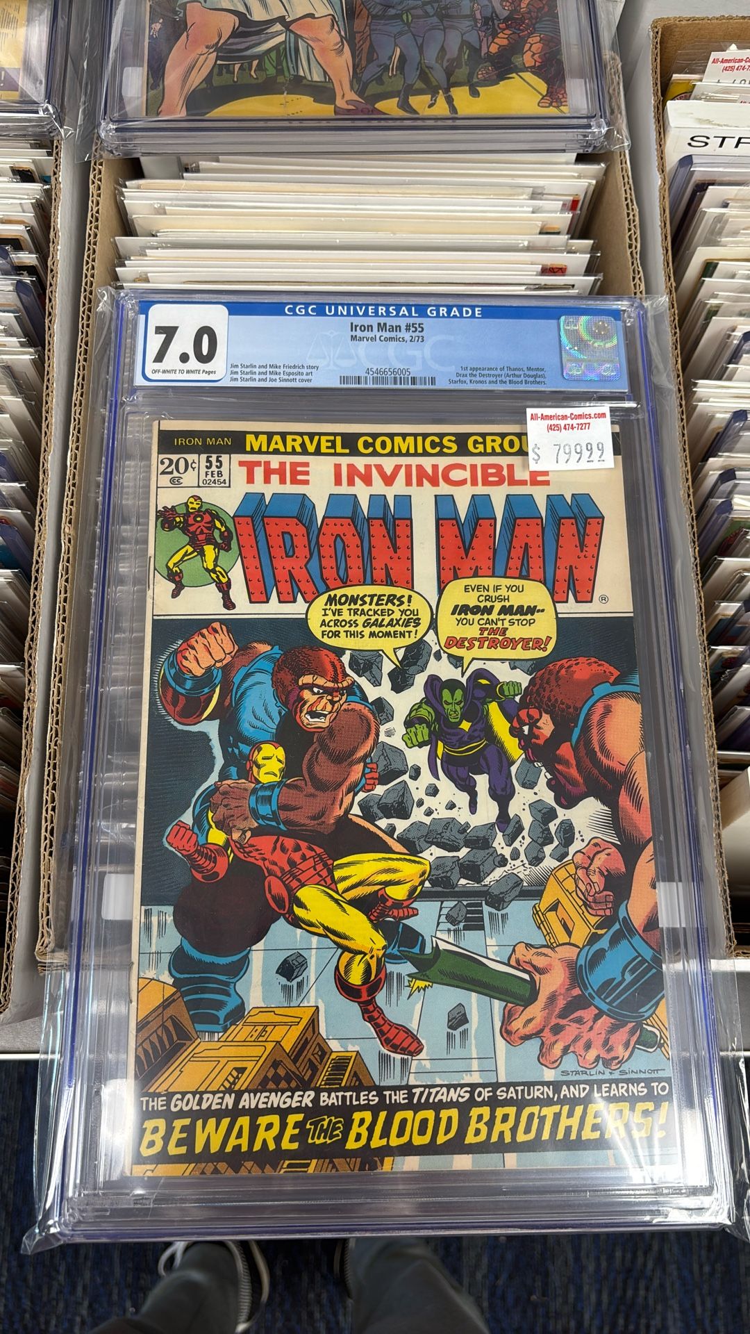The Invincible Iron Man #55 Silver Age Comic Book