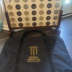 Monster Energy Java Giant Connect Four Game + Case (Rare Promo)