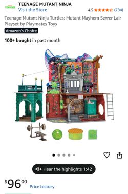 Teenage Mutant Ninja Turtles Mutant Mayhem Sewer Lair Playset