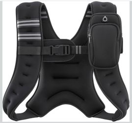 ZELUS Weighted Vest 12lb for Workout Running Strength Training Fitness