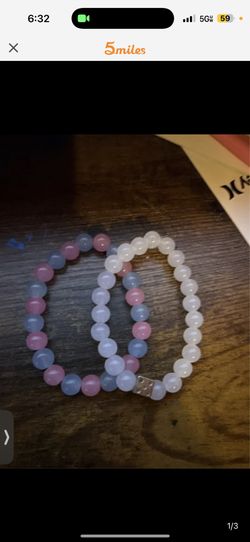 Cotten Candy And Dice Bracelets 