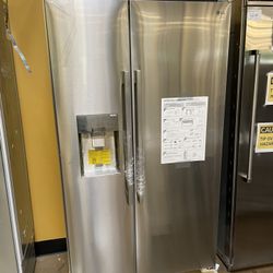 Built In The Refrigerator Lg 42 Inch Wide Side-By-Side