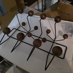 Modern Coat Rack, Mid Century Modern Wall Mounted Hooks, wall mounted key holder,coat rack