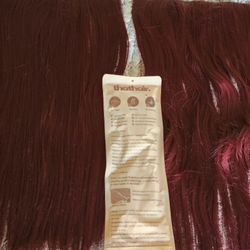 22 Inch Burgundy Hair Extensions Sets