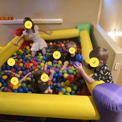 HUGE Inflatable Ball Pit!! 