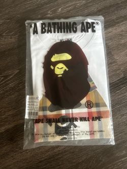 A Bathing Ape BAPE PLAID T-Shirt White
