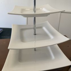 Decorative 3 Layer Tray