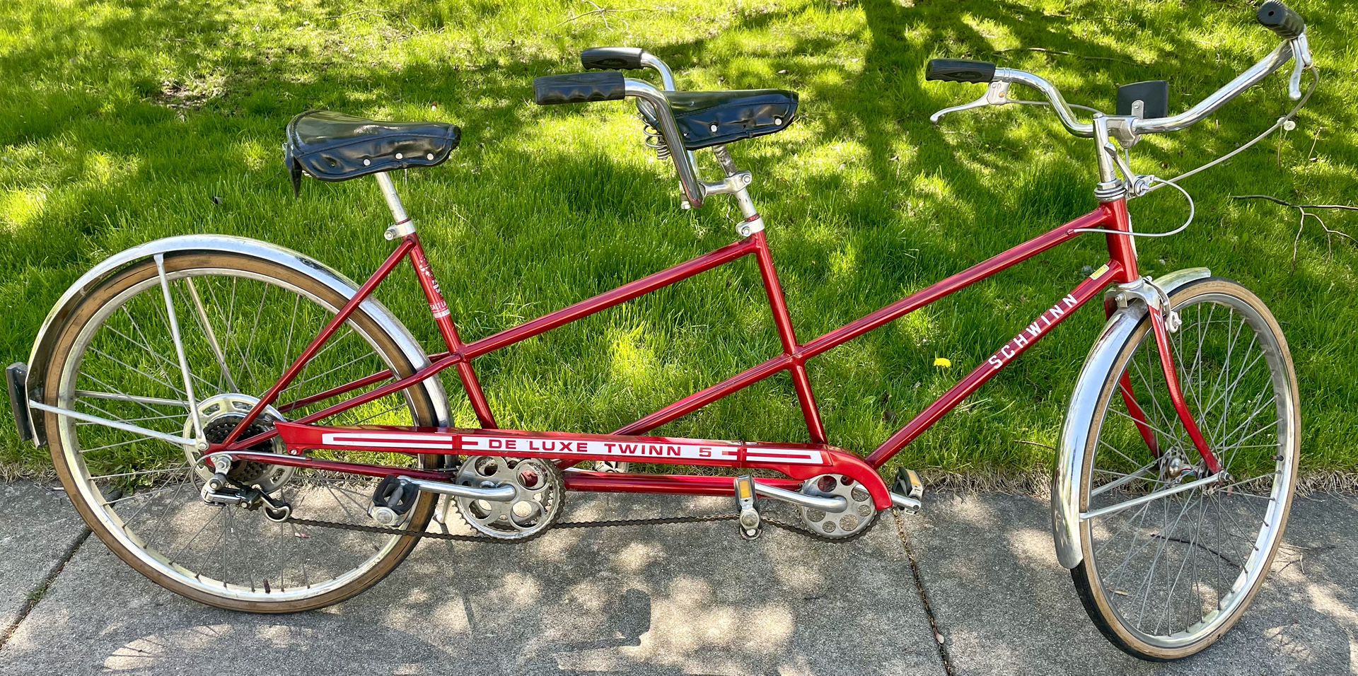 1980 Schwinn DeLuxe Twinn 5 Speed Tandem Bicycle