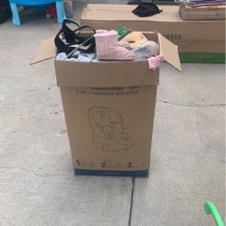 Box Of Women & Girls 3T Clothes