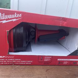 Milwaukee Trap Snake Auger Drain Cleaning Kit