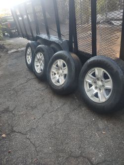 4 Wheel And Tires Chevy See The Pich 