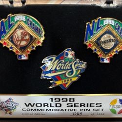 1998 World Series Commemorative Pin Set