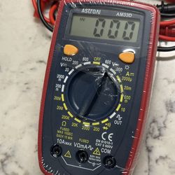 AstroAI Digital Multimeter Voltage Tester 2000 Counts with Ohm Volt Amp