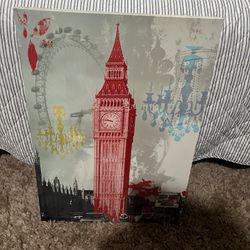 Canvas Portrait Of Big Ben London