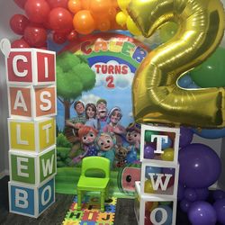 Balloons and Back Drops 