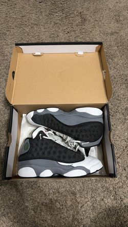 Air Jordan 13 Black White Grey 7y (GS)