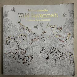 New Wild Savannah Coloring Book