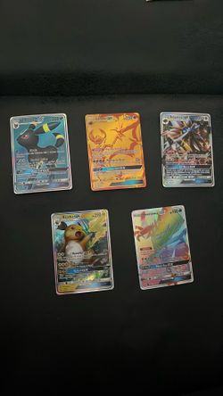 5 Pokémon Cards