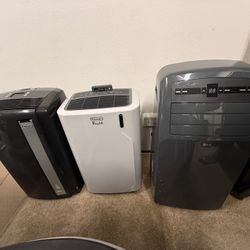 3 Portable Air Conditioners LG + DeLonghi Bundle Huge Savings Ready to Use