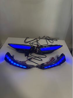 bumper y mirror sequential light para q50