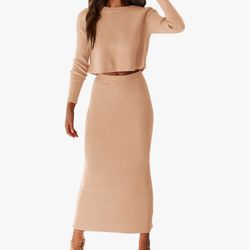 Matching Sweater & Skirt Set