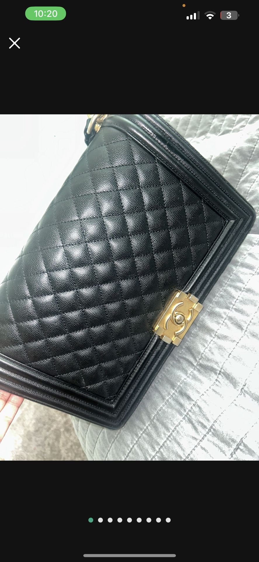 Chanel Bag Caviar Quilted Large Boy Flap