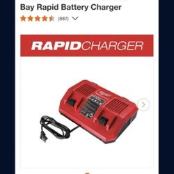 M18 18-Volt Lithium-Ion Dual Bay Rapid Battery Charger