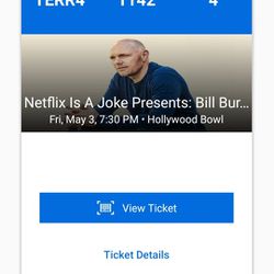 Bill Burr Tickets At Hollywood Bowl