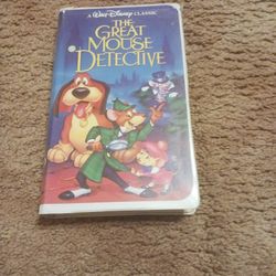 The Great Mouse Detective Vhs
