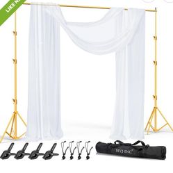 10*10 Gold Backdrop Adjustable 