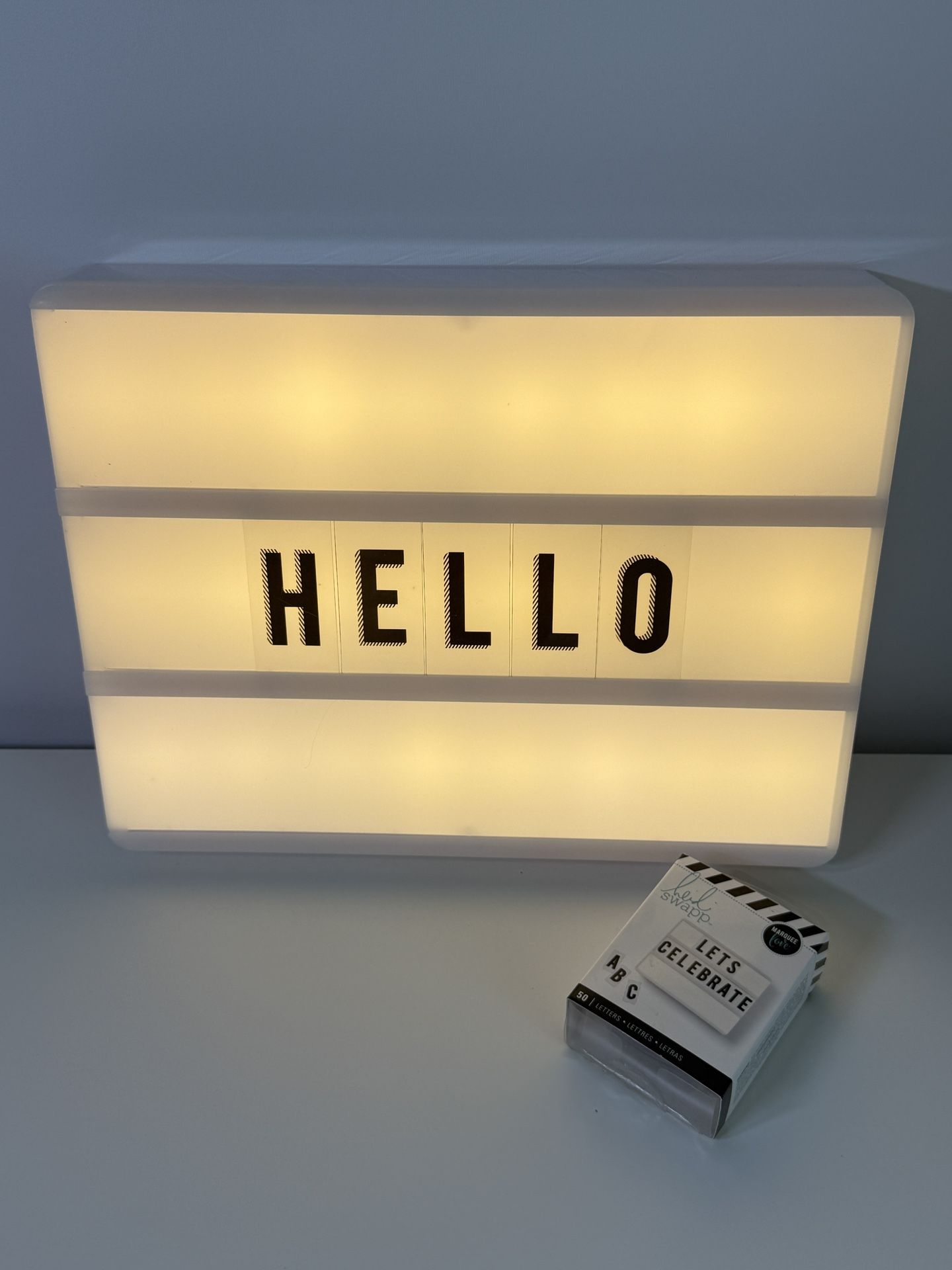 Light up Marquee Box