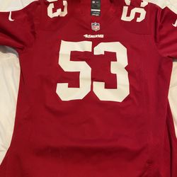 Official Navorro Bowman 49ers Jersey (M)