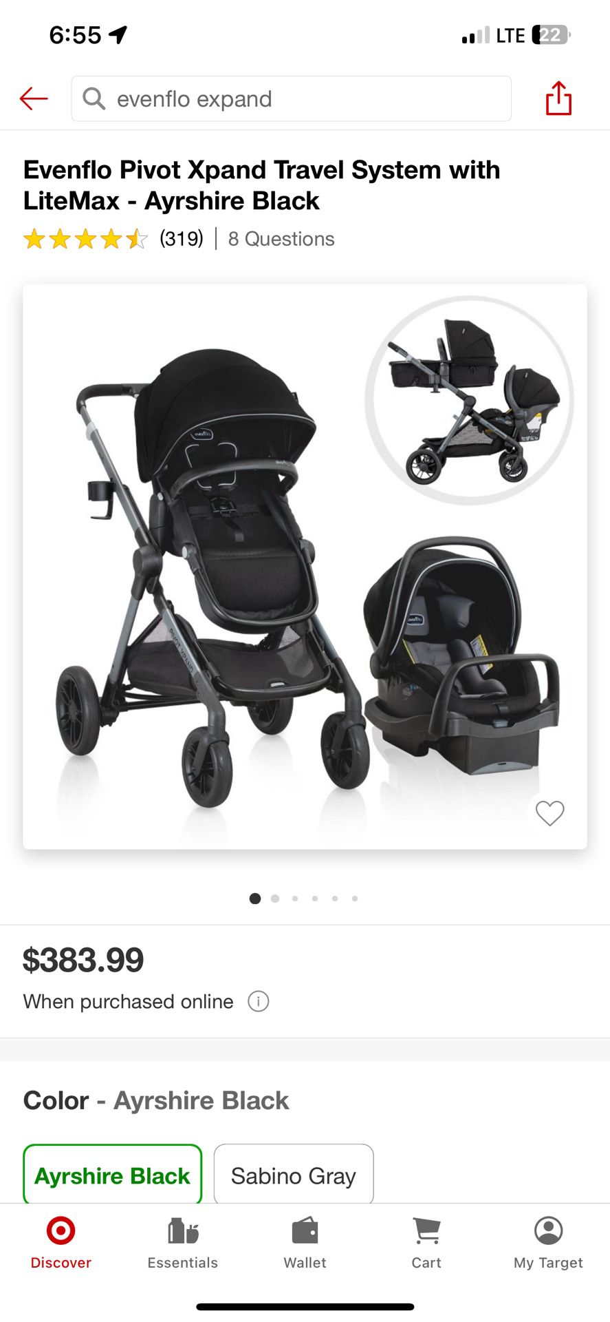 Evenflo Xpand Dual stroller 