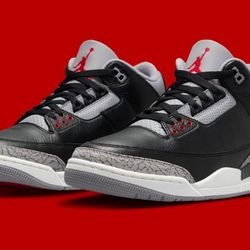 Jordan 3 Black Cement size 9.5,10,11,12 