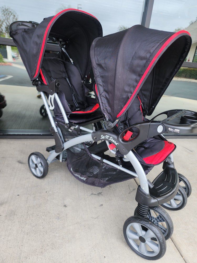 Baby Trend 2 In 1 Sit N Stand Double Stroller 