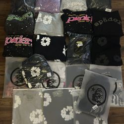 Spider,hellstar,denim Tears 