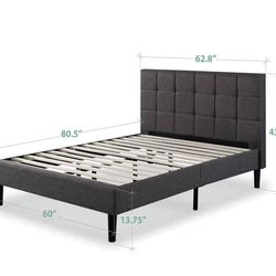 Queen bed frame + 10” mattress